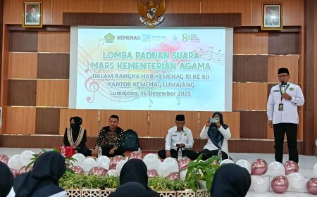 Kemenag Lumajang Gelar Lomba Paduan Suara Mars Kemenag RI