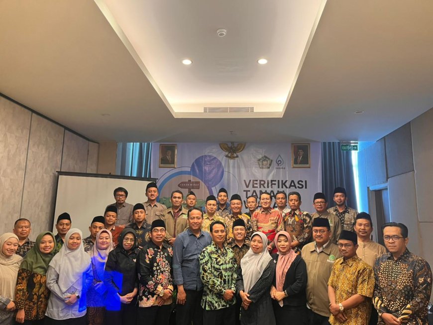 Perkuat Legalitas Aset Umat, Penyelenggara Zawa Kemenag Lumajang ikuti Verifikasi Tanah Wakaf 2025 di Surabaya