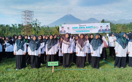 Kemeriahan Upacara HAB Kemenag ke 80